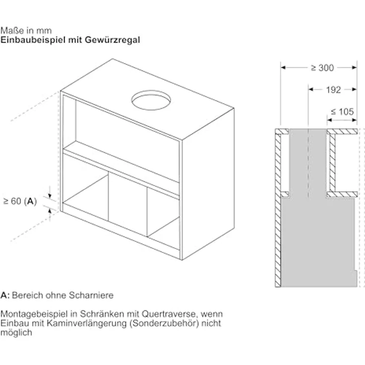 Siemens LJ67BDP60, iQ500 Integrierte Designhaube, 60 cm, Klarglas schwarz bedruckt, mattschwarz, mit Home Connect und dimmbarer LED-Beleuchtung – Bild 16