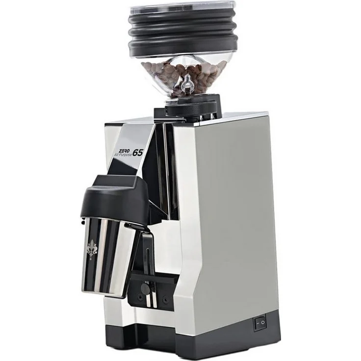 Eureka 1920 Mignon Zero 65, Elektrische Kaffeemühle mit innovativen 65-mm-Flachmahlwerken, stufenlosem Mahlgrad, leiser Silent-Technologie und Anti-Kaffee-Trichter