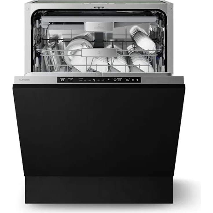 Klarstein Velaire, Vollintegrierte Spülmaschine 60cm mit 14 Plätzen, 6 Programmen, 42 dB, Energieeffizienz A, AquaStop – Bild 1