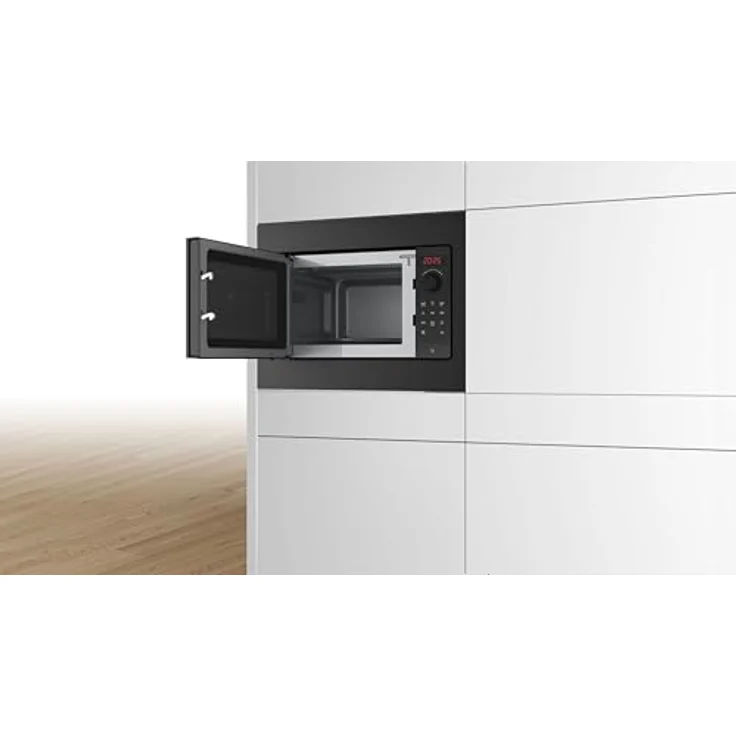BOSCH Einbau-Mikrowelle BC 20 l, 800 W, schwarz, mit Gewichtssensor und LED-Display – Bild 2