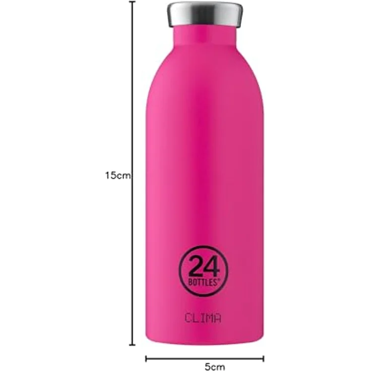 24 Bottles Clima Bottle 0,5 L - Passion Pink (24B572) (24B572) – Bild 7