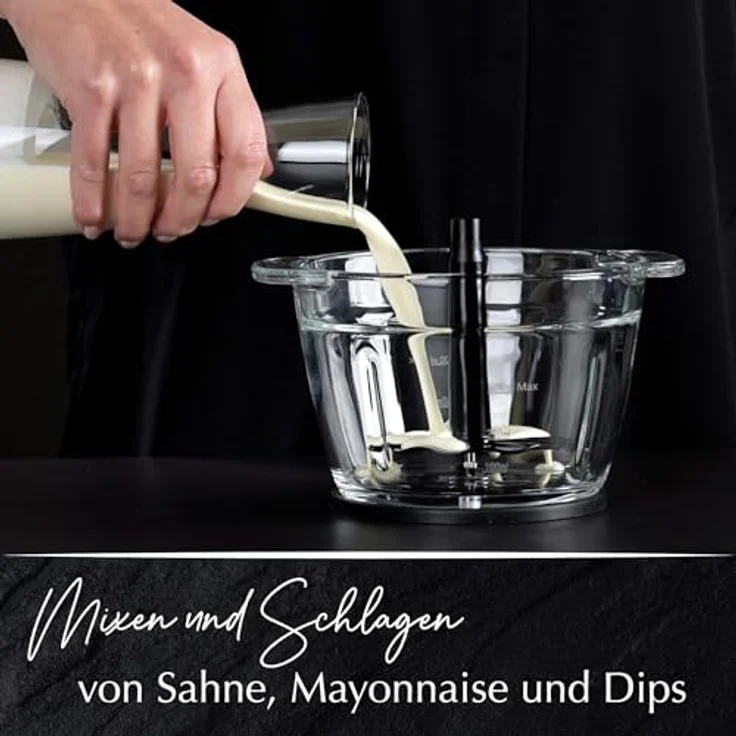 Stanley Rogers Standmixer und Smoothie Maker, 500W, 1L Glasbehälter, 4-Klingen-System in Schwarz, inkl. Mixaufsatz für Smoothies, Suppen und mehr – Bild 5