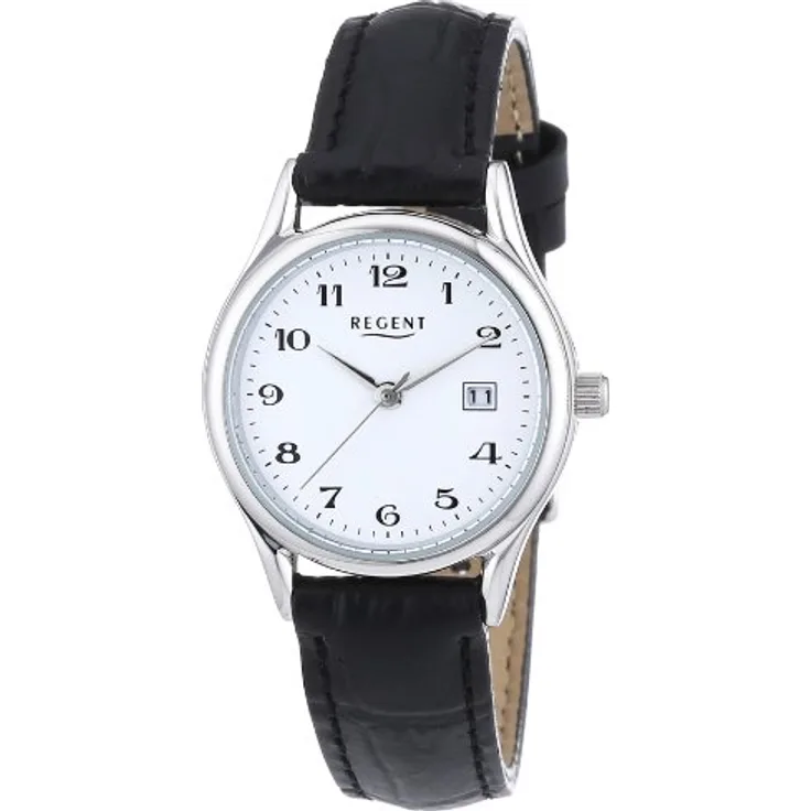 Regent Damen Analog Quarz Uhr mit Leder Armband 12110913