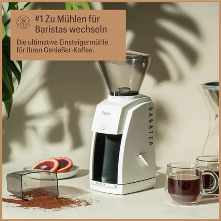 Baratza Encore (ZCG485BLK4FEU1A), Präzisions-Kaffeemühle mit 40 Mahlgraden, Schwarz – Bild 4