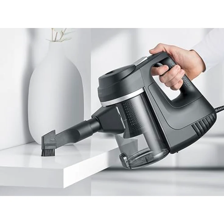 Severin CY7080 Handstaubsauger mit Kabel, 600W, beutellos, Schwarz, versandkostenfrei – Bild 4