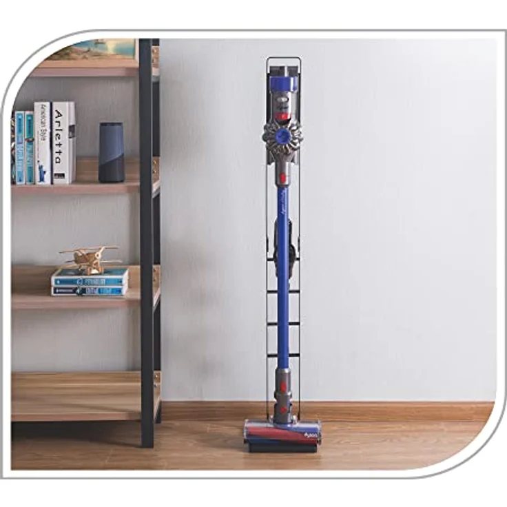 PureMounts Staubsauger-Bodenständer, Standfuß, Organizer für Dyson V6 Pro, V7, V8, Cyclone Absolute, V10 Total Clean, Torque Drive und V11 Animal, V12 Slim Absolute, V15 Detect Absolute, schwarz – Bild 3