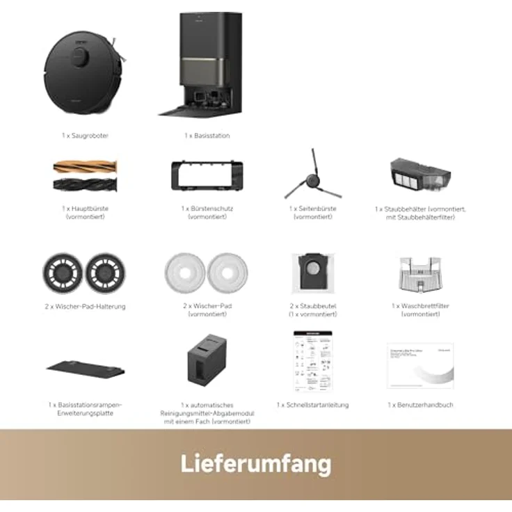 Dreame L50s Pro Ultra Saugroboter mit Wischfunktion, 30.000 Pa, 100 Tage Auto-Entleerung, Heißwasser-Mopp-Selbstreinigung – Bild 11