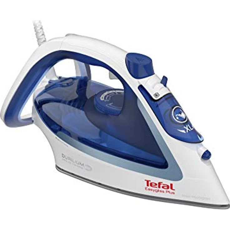 Tefal FV5736 Easygliss Dampfbügeleisen (2500 Watt, extra Dampfstoß: 220 g-Min., Tankfüllmenge: 270 ml) blau-weiß – Bild 2