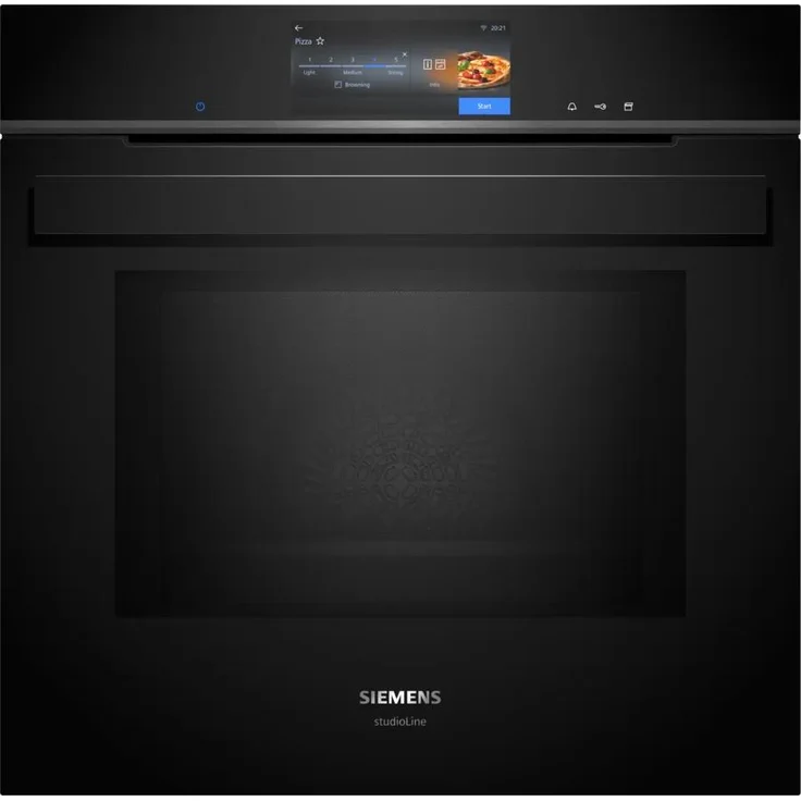 Siemens iQ700 HS938GEB1, Einbaubackofen, 71 l, Hydrolyse, 30 - 250 °C, Schwarz