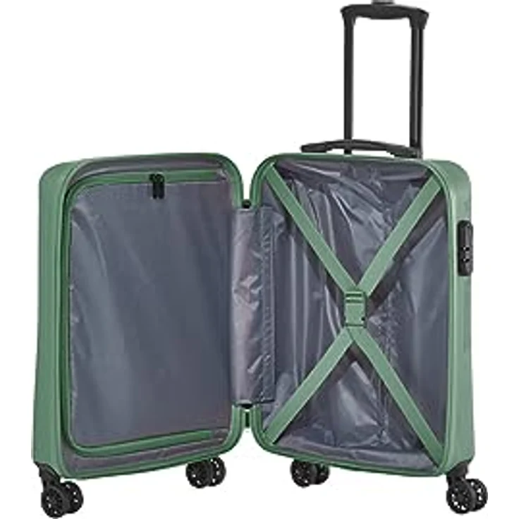 travelite 4-Rad Handgepäck Koffer klein 37 Liter, Gepäck Serie BALI: ABS Hartschalen Trolley erfüllt IATA-Bordgepäckmaß, 55 cm – Bild 5