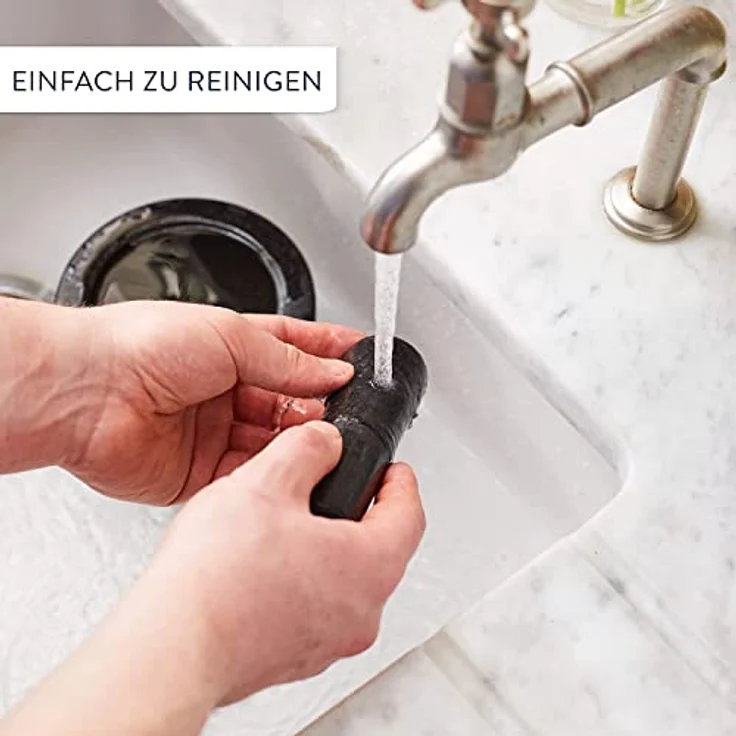Tefal Mörser Jamie Oliver by Tefal, 2-tlg, Granit, einfache Reinigung, robust, für nasse und trockene Zutaten – Bild 6