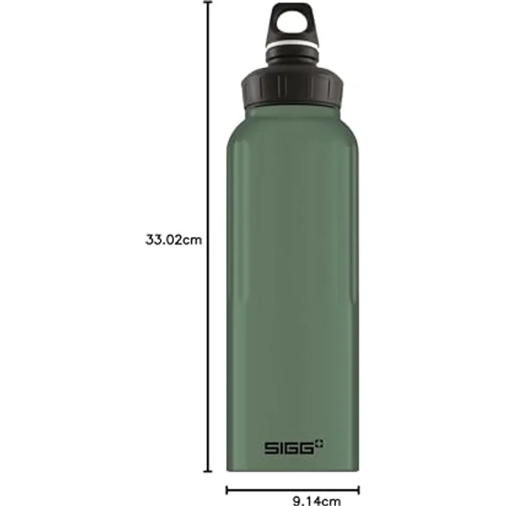 Sigg Wasserflasche 1Wmb Traveller,5 Liter Polypropylen Rot, grün – Bild 7