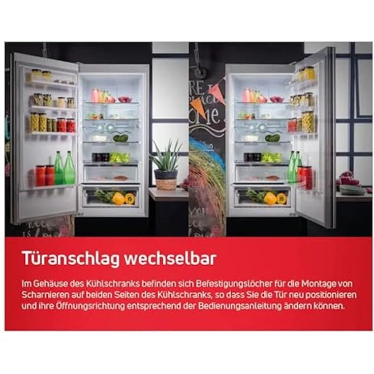 Amica AKG 3845 E Kühl-/ Gefrierkombination, 148 cm hoch, freistehend, C Energieeffizienz, LED-Innenbeleuchtung – Bild 17