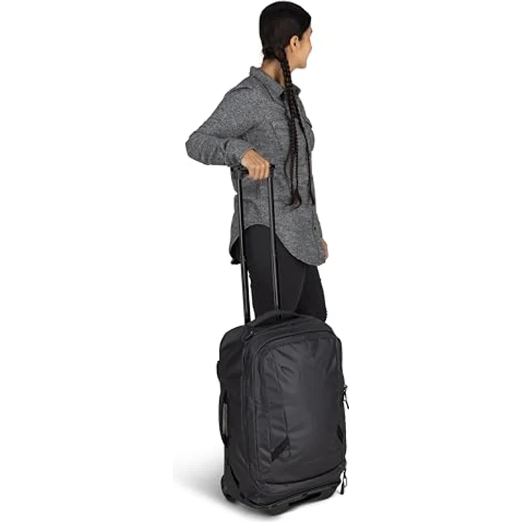 Osprey Transporter Wheeled Carry On Reisetasche, 50 cm, Blau, 38 l, Handgepäck, mit Reißverschlussfach und praktischen Taschen – Bild 13