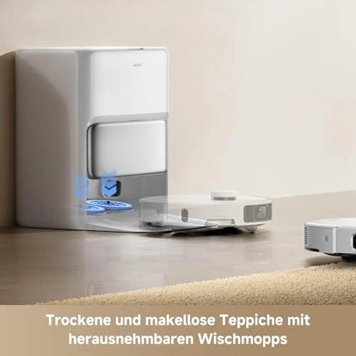 Mova P50 Pro Ultra Saugroboter mit Wischfunktion, 19.000 Pa Saugkraft, 75 ℃ Heißwasser-Moppwäsche, automatische Reinigung, automatische Entleerung, automatische Nachfüllung, Hindernisvermeidung – Bild 5