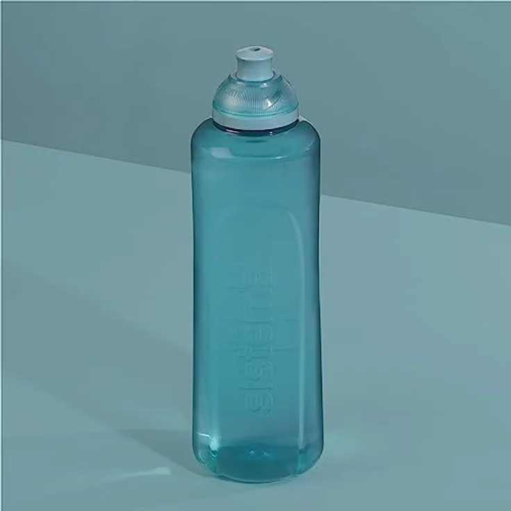 Sistema Twist 'n' Sip Squeeze Sport Wasserflaschen | Kinder Wasserflaschen | 480 ml | BPA-frei | hergestellt mit recyceltem Kunststoff | Teal Stein | 4 Count – Bild 4