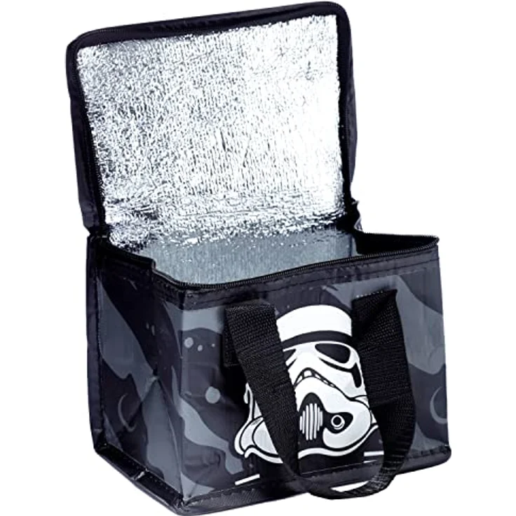 Puckator The Original Stormtrooper schwarz recycelte Plastikflasche RPET wiederverwendbare Kühltasche Lunch Box – Bild 3