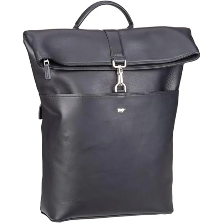 Braun Büffel Golf 3.0 Bags Daypack L, Leder 44 cm mit Laptopfach, schwarz