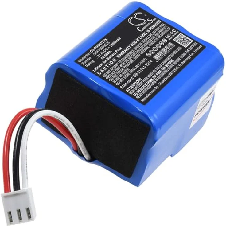 akku-net Akku für Akkusauger Philips FC6723, FC6723/01, 21,6V, Li-Ion, hohe Kapazität 2500mAh/54Wh, blau – Bild 1