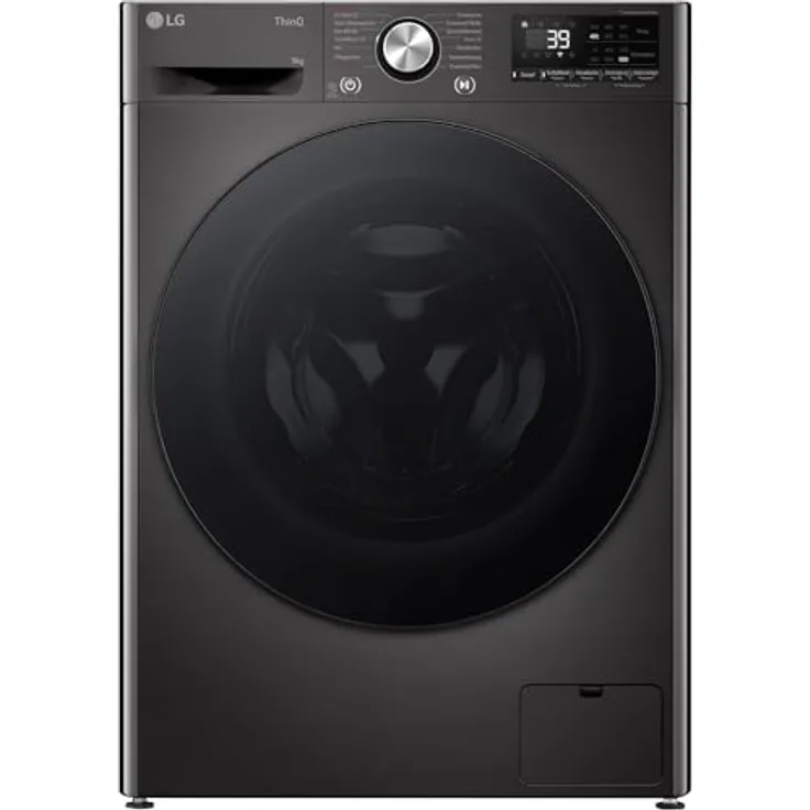 LG F2V7SLIM9B Waschmaschine | 9 kg | Energie A | Steam | Schwarz