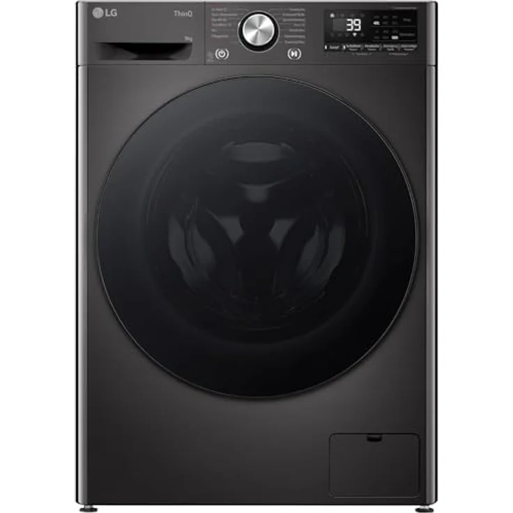 LG F2V7SLIM9B Waschmaschine | 9 kg | Energie A | Steam | Schwarz – Bild 1