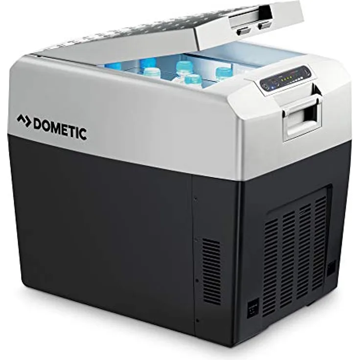 Dometic TropiCool TCX 35, tragbare thermo-elektrische Kühlbox-Heizbox, 33 Liter, 12-24 V und 230 V für Auto, Lkw, Boot und Steckdose, Energieeffizienzklasse F
