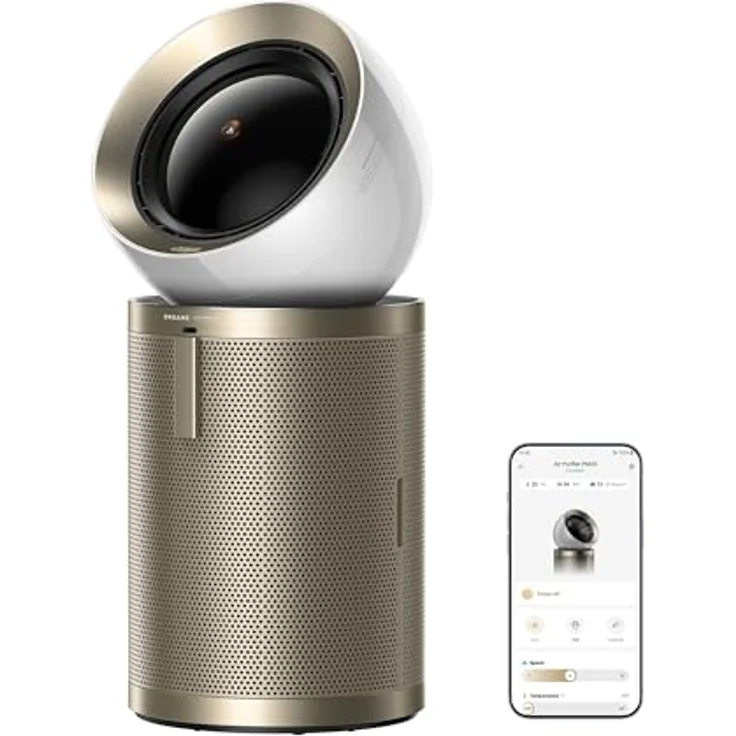 Dreame AirPursue PM20, Luftreiniger mit Enviro-Erkennung, Dualflow-Modulation, 3 Sekunden Aufheizzeit und mehrstufiger Filtertechnologie – Bild 1