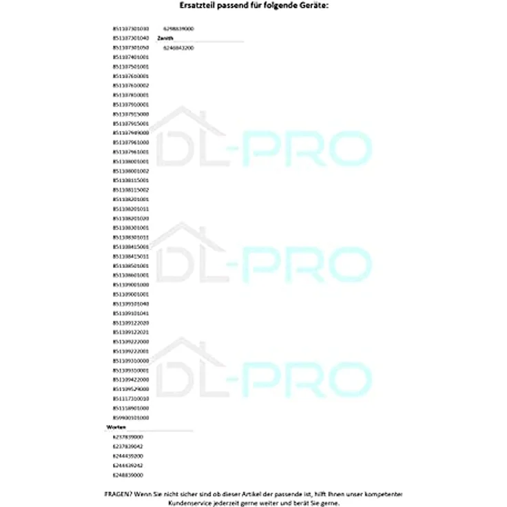 DL-pro Laufschienenanschlag hinten für Beko 1880580400, Endschienenkappen Stopper für Geschirrkorb, grau, 2 Stück – Bild 4