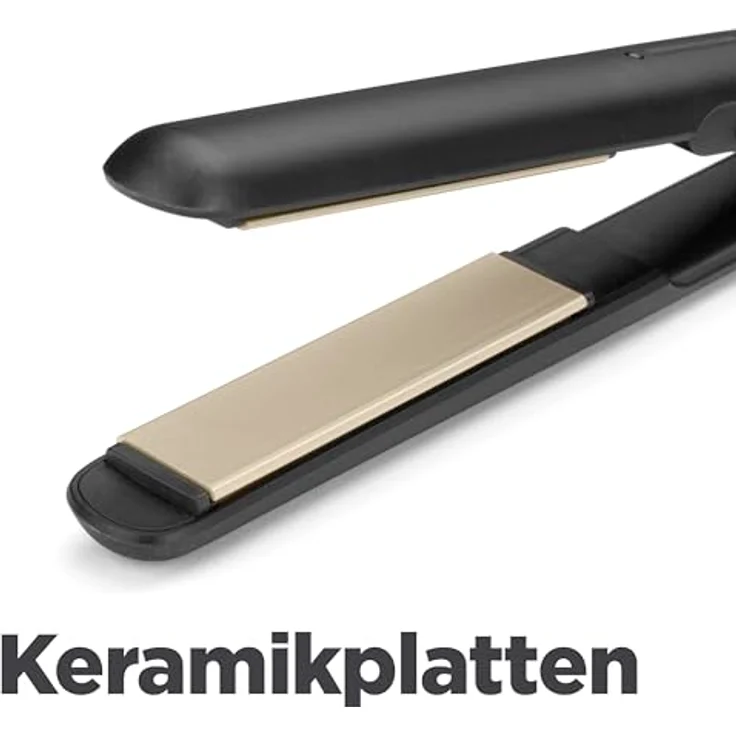 BaByliss ST089E Reise-Haarglätter Ceramic Straight 230, Multi-Spannung für Reisen, schwimmende Keramikplatten, Temperatureinstellungen 200oC und 230oC, kompakt für seidig glattes Haar – Bild 2