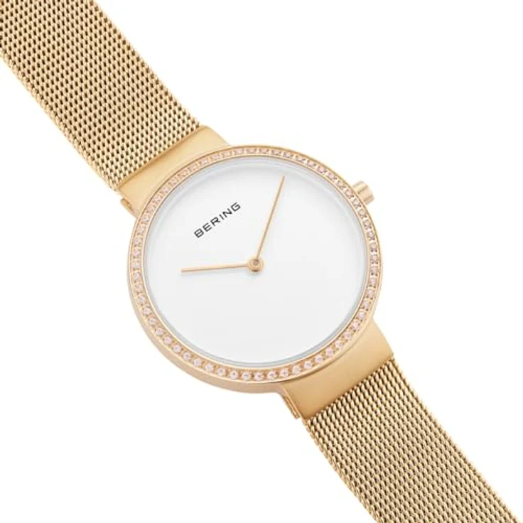 Bering Classic Armbanduhr Gold, Analoguhr, 31 mm – Bild 3