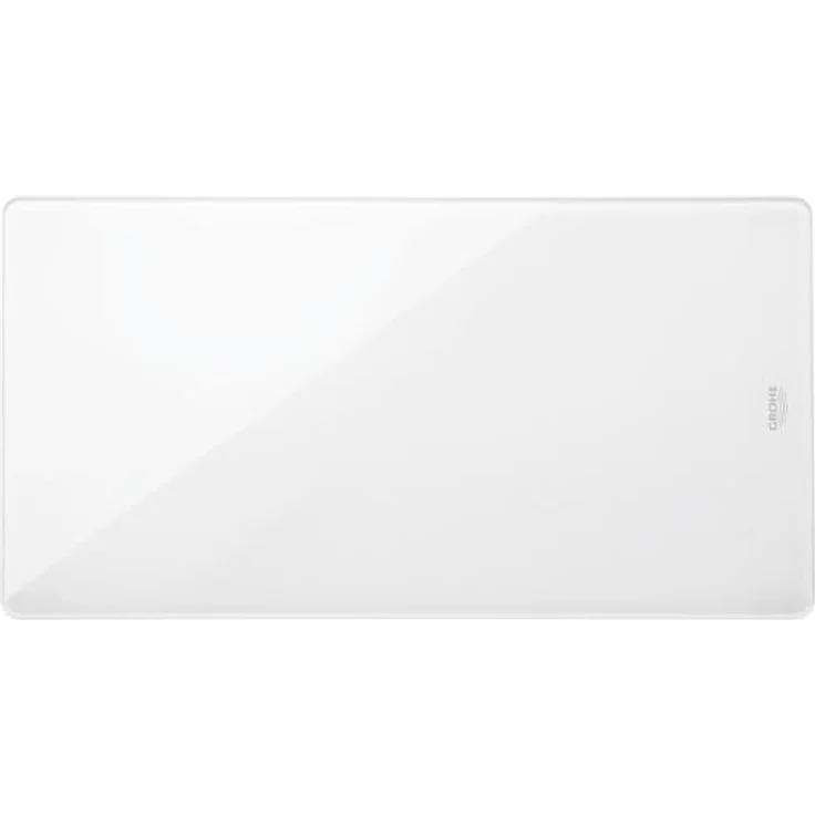 GROHE Glasschneidebrett (Material: Glas, bruchsicher, 450 x 240 x 19mm, L-Size), weiß, 40786L00 – Bild 2