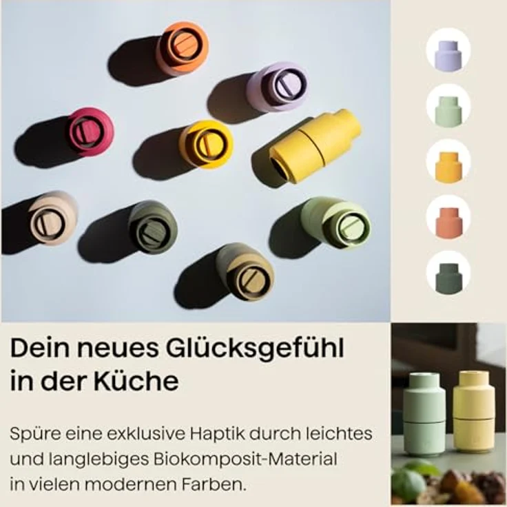 Crush Grind Gewürzmühle Billund 11.6 cm, Lila, Pfeffermühle + Salzmühle, Violett – Bild 5