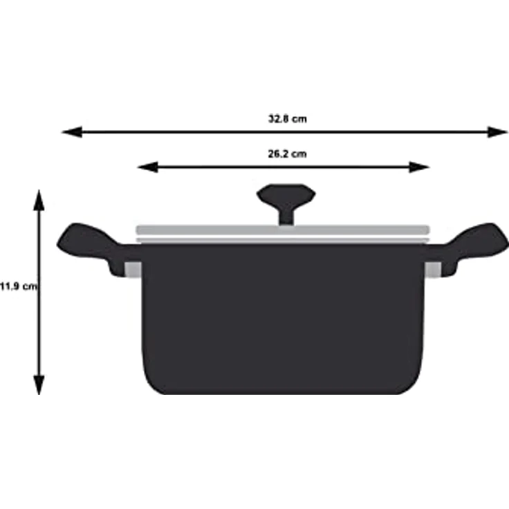 Tefal Pierre GAGNAIRE Heritage Bräter aus Stahlguss, rund, 25 cm / 5,1 l, Induktion, Gußeisen, Schwarz – Bild 3