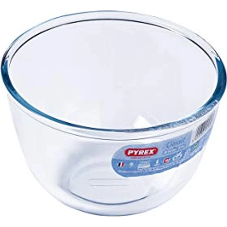 Pyrex Bowl Set, 3-teilig, Glas Rührschüsseln, 0.5L/1.0L/2.0L, hitzebeständig bis 300°C, kratzfest und schmutzabweisend – Bild 5