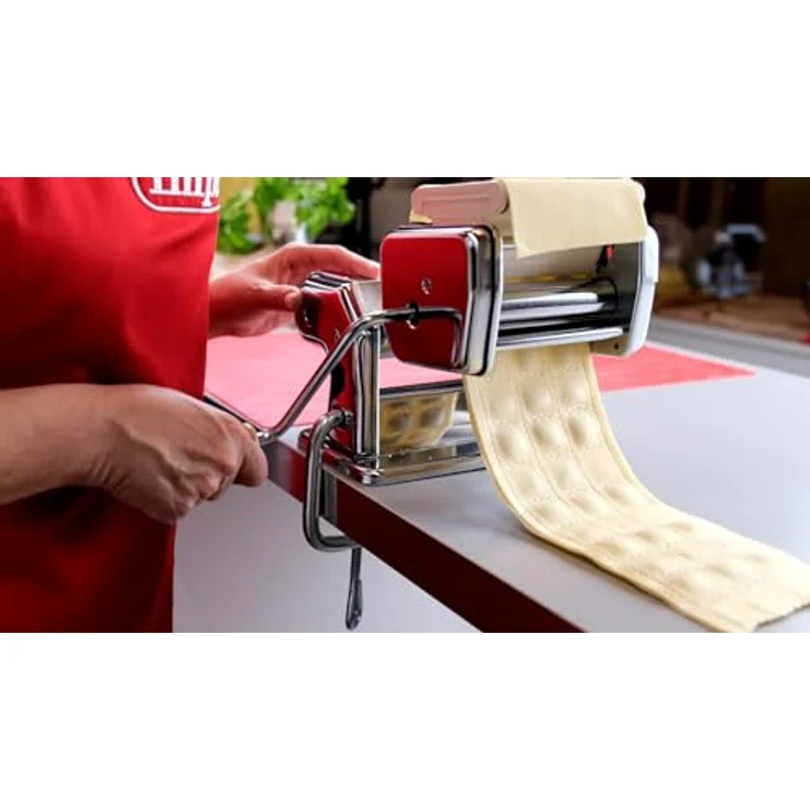Imperia Raviolatrice Classic Line, Edelstahl Raviolimaker für Nudelmaschinen, für 3 x 3 cm Ravioli, hochwertiges Stahlzubehör – Bild 2