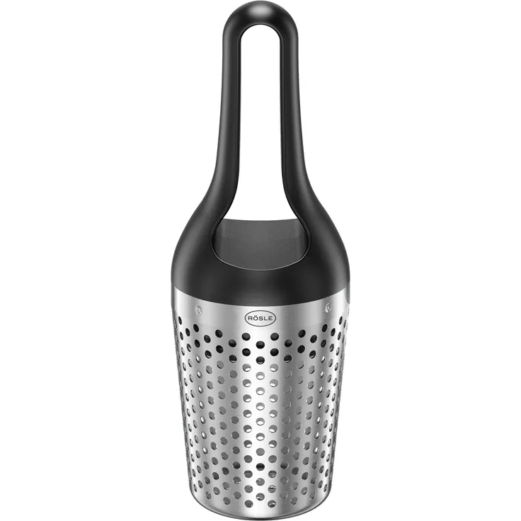 RÖSLE Salatschleuder, Kräuterdusche mit Wiegemesser, Kräutermesser, spülmaschinengeeignet