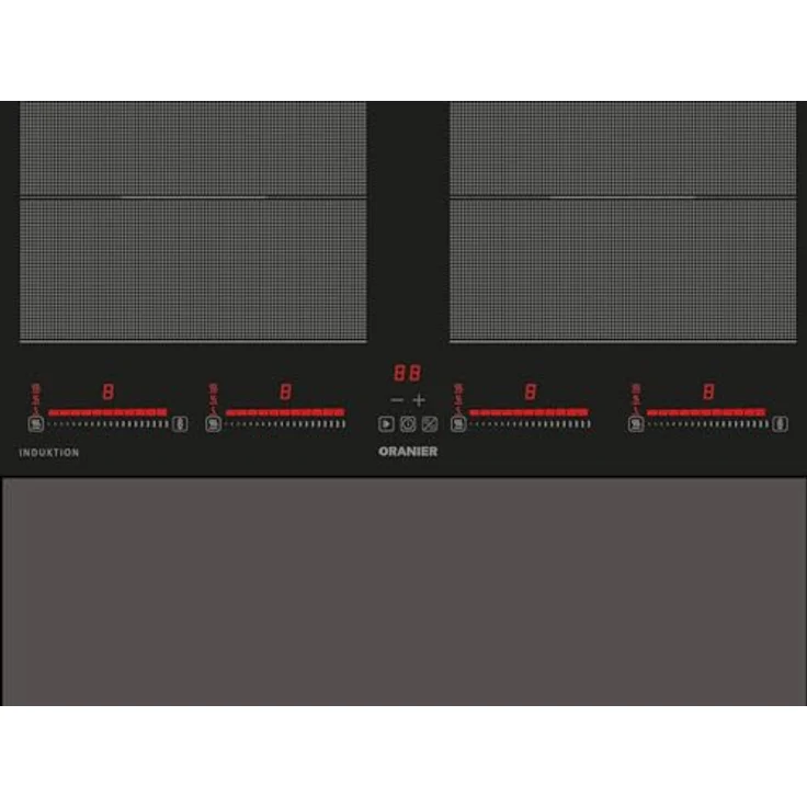Oranier Induktions-Kochfeld FLI660, 60 cm, Multi-Slider-Bedienung, 4-fach Booster, rot LED-Anzeige - Preisvergleich – Bild 2