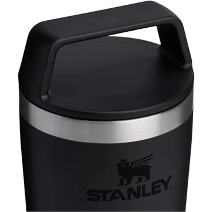 Stanley 1913 The Cafe?-To-Go Travel Mug, Trinkflasche in schwarz mit praktischem Deckel und isolierter Edelstahlkonstruktion – Bild 9