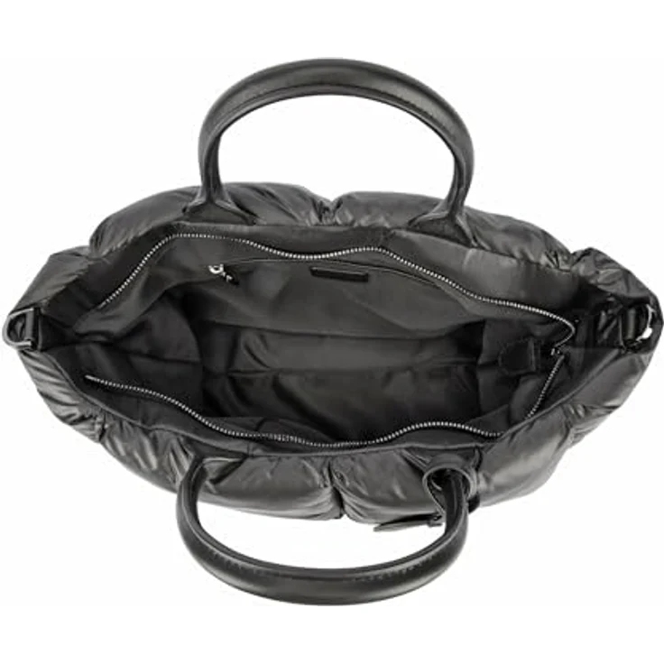 Bogner Amelie Shopper Tasche, grau, 28 cm x 14 cm x 26.5 cm, 100% Polyester – Bild 4