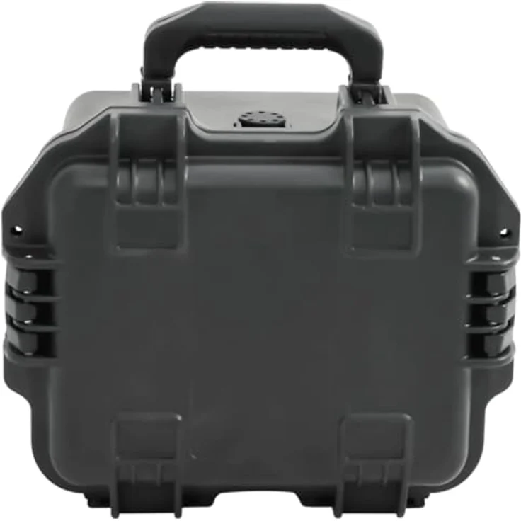 vidaXL Koffer für Flugreise, Tragbar Schwarz, 30x24,5x12,5 cm, mit Schaumstoffeinlage und Wasserschutz – Bild 5