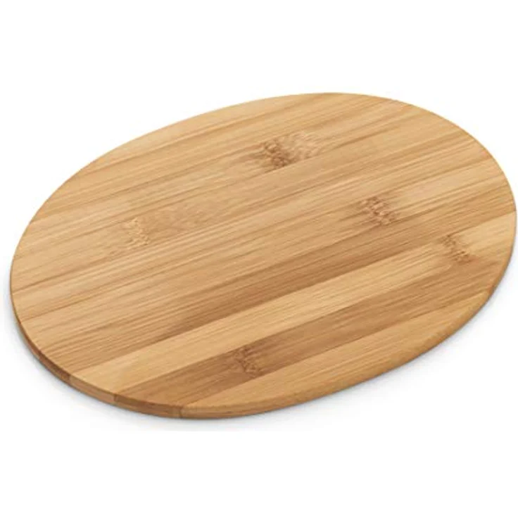 Zeller 25266 Brettchenständer, 7-teilig, oval, Bamboo, ca. 24 x 7 x 19,5 cm – Bild 3