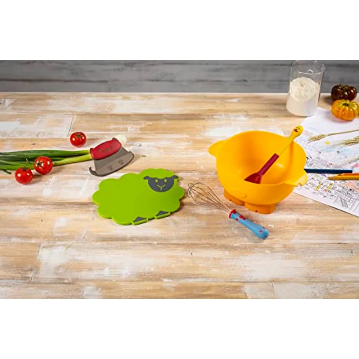 KUHN RIKON Kinderkitchen Schneidebrett Schaf, für Kinder, Grün – Bild 4