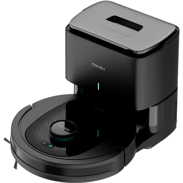 Cecotec Robot-Staubsauger Conga 7490 Ultimate Home X-Treme, 4000 Pa. 120 Minuten Akkulaufzeit, Laser-Navigation und Selbstentleerungsstation, 4-in-1-Reinigung, Multifunktionsbürste, App. – Bild 2