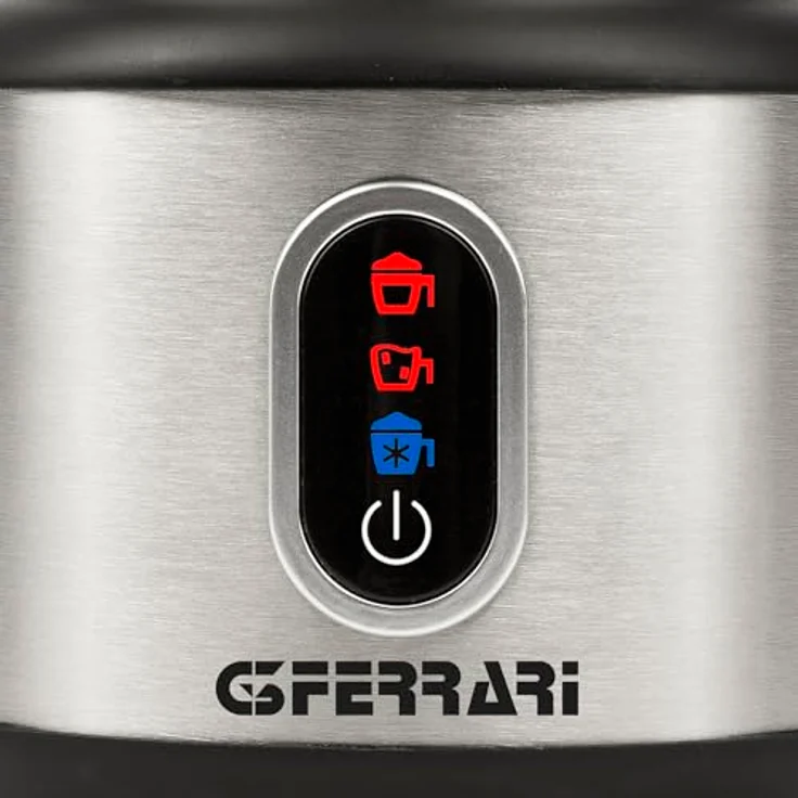 G3 Ferrari G10198 "Choco-Lat" Milchaufschäumer, 250 ml, 600 W, Edelstahlbecher, 3 Funktionen, Touchscreen, leichte Reinigung – Bild 3