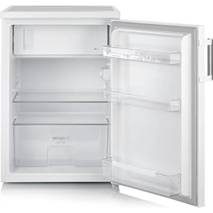 SEVERIN Table-Kombi-Kühlschrank, Veggiebox für Aufbewahrung von Obst und Gemüse, intergrierte LED-Beleuchtung, 120 L Nutzinhalt, weiß, TKS 8846 – Bild 5