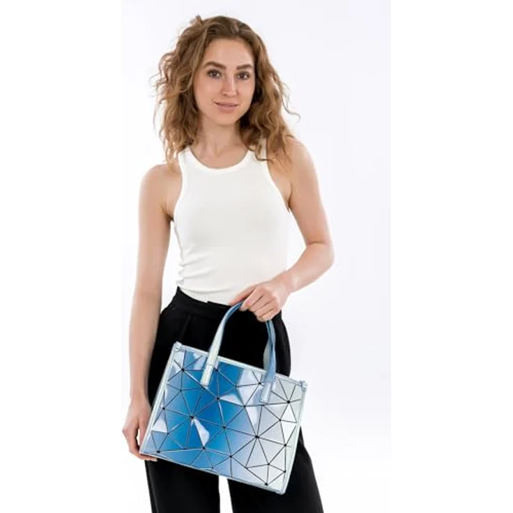 SURI FREY Shopper SFY SURI Sports Jessy-Lu finish, lackierter Einkaufstasche mit Reißverschluss und Mustermix-Design, Damen – Bild 3