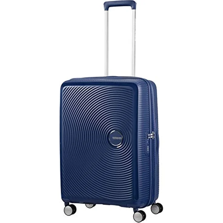 American Tourister Soundbox - Spinner M Erweiterbar Koffer, 67 cm, 81 L, Blau (Midnight Navy) – Bild 1