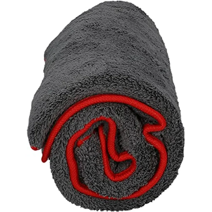 NIGRIN XXL-Trockentuch, Mikrofaser Fahrzeugpflege, 920 GSM, extrem weich, fusselfrei, 90x60 cm – Bild 3