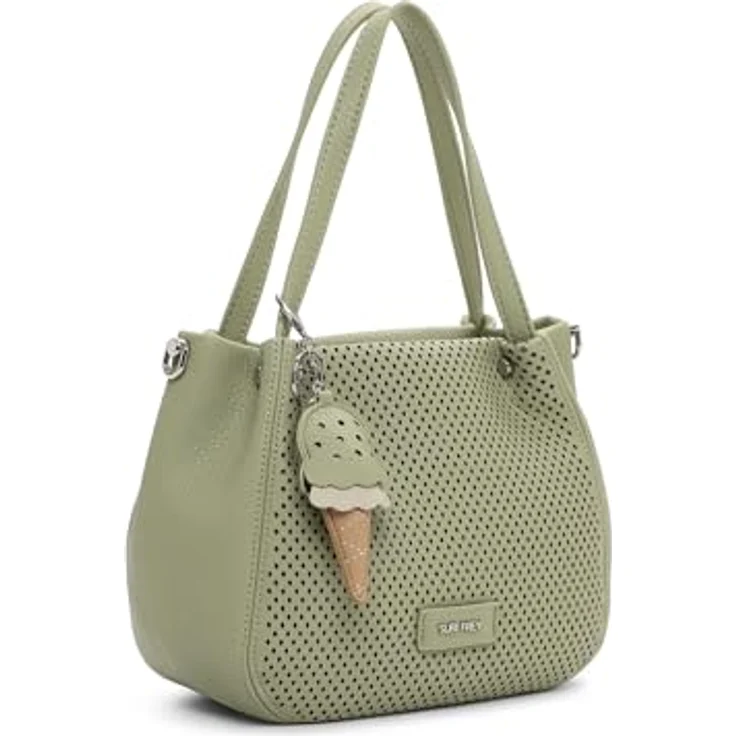 SURI FREY Shopper SFY Cilly, Uni-Design mit abnehmbarem Umhängeriemen und Reißverschluss, schwarz – Bild 5