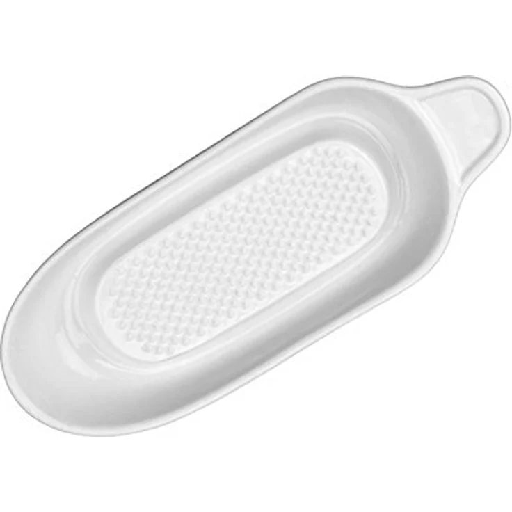 HIT 24300921 Reibe aus Porzellan, 20,5 x 9 cm, weiß (1 Stück) – Bild 2
